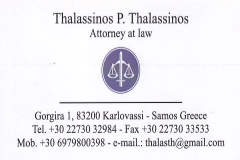 Thalassinos P. Thalassinos Avvocato Karlovasi Samos