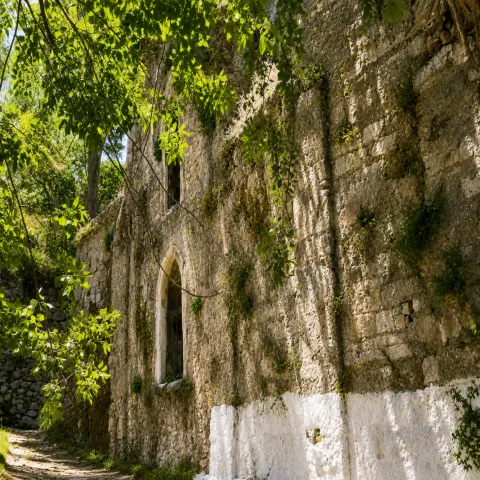 De kerk van de Gedaanteverandering van de Verlosser in Potami, Samos